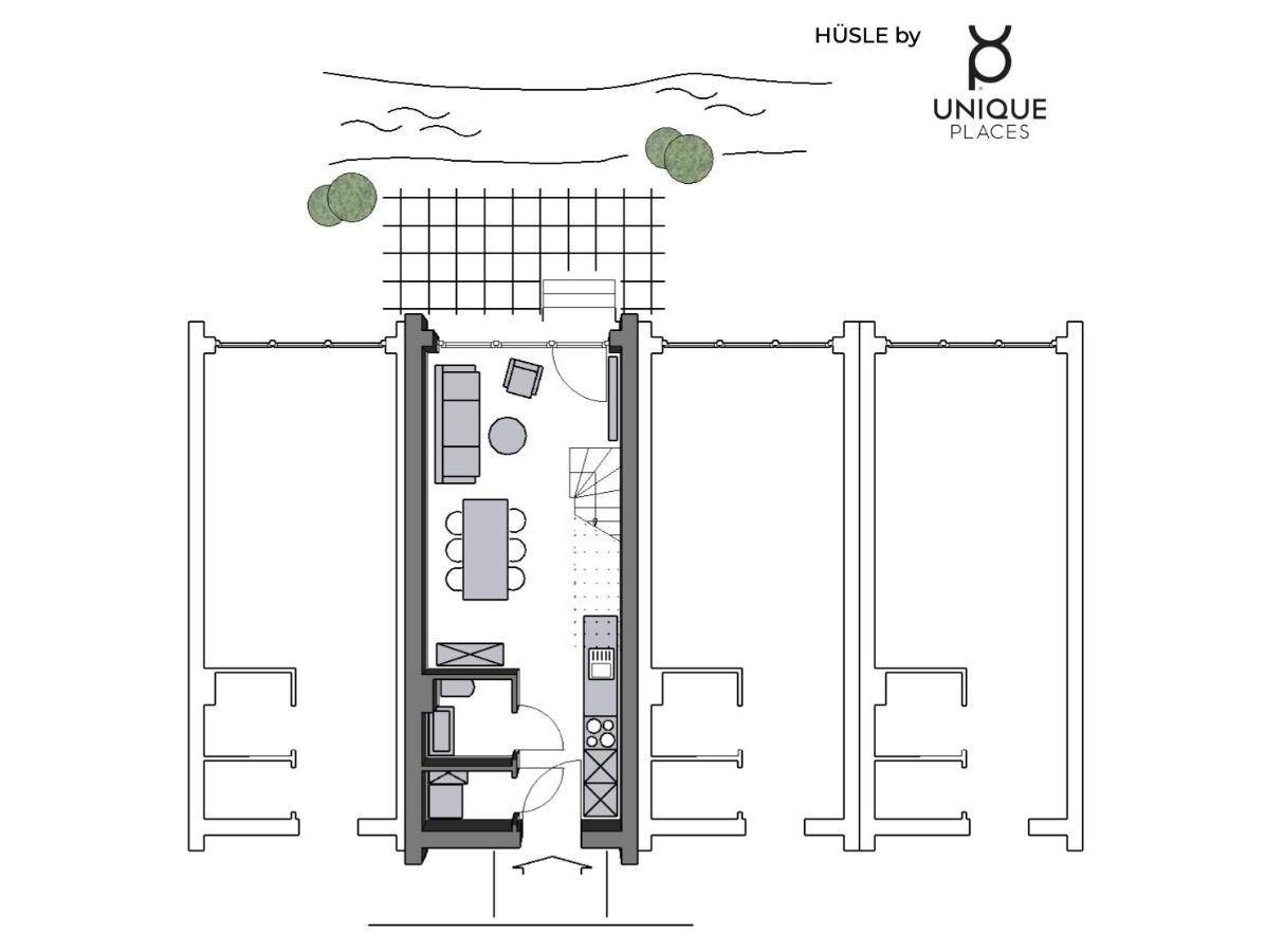 Neue Stylische Huesle By Unique Places 블루덴츠 외부 사진